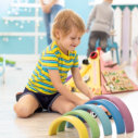 young boy playing indoor